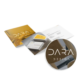 Návrh corporate identity DARA DESIGN