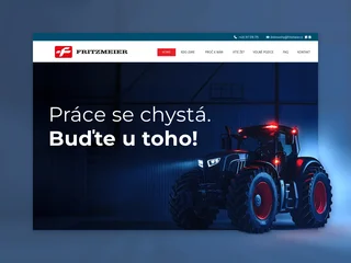 Tvorba náborového webu Fritzmeier