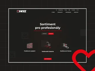 Dynamická webová prezentácia HERZ