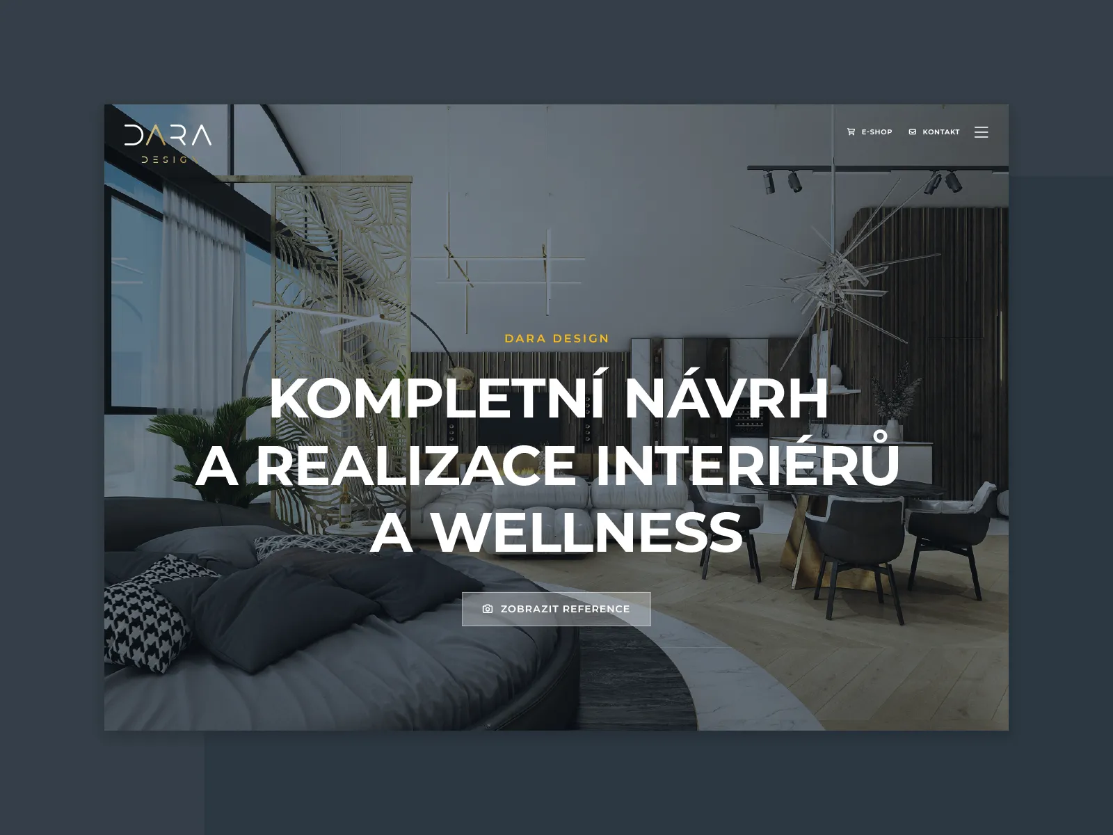 Prezentačný web štúdia DARA design