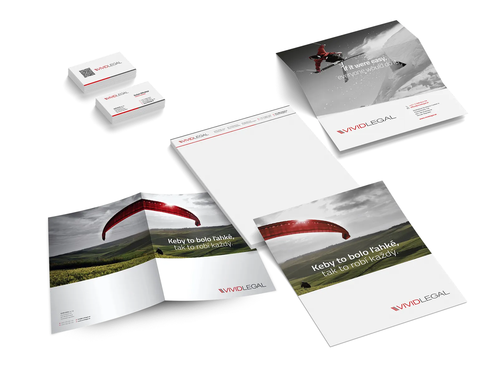 Identita pre advokátsku kanceláriu Vivid Legal