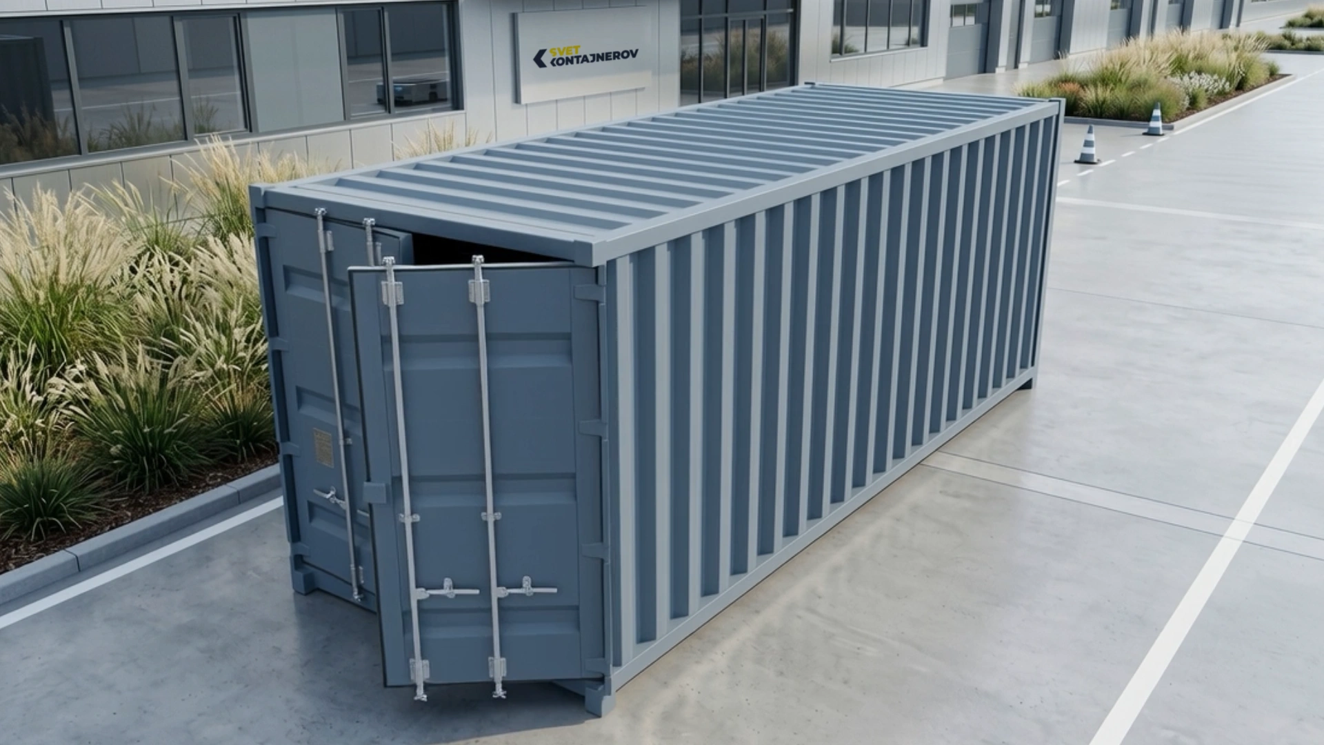 3D grafika pre propagáciu Sveta Kontajnerov