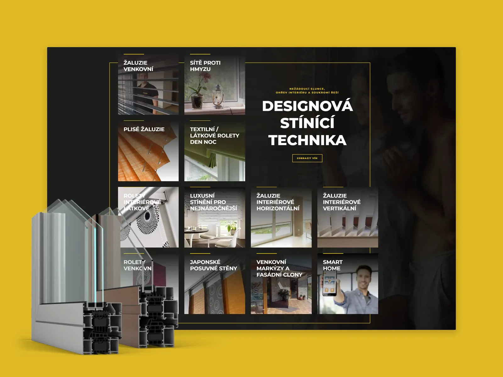 Tvorba webu pre realizačnú firmu Oknostudio